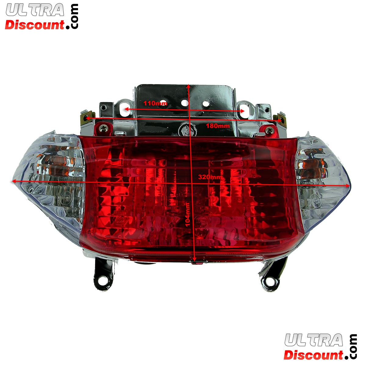 Feu Arrire pour Scooter Baotian BT49QT-9 photos 1
