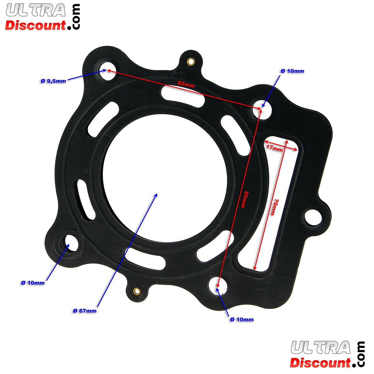 Joint de Culasse pour Quads Shineray 250ST-9E-STIXE photos 1