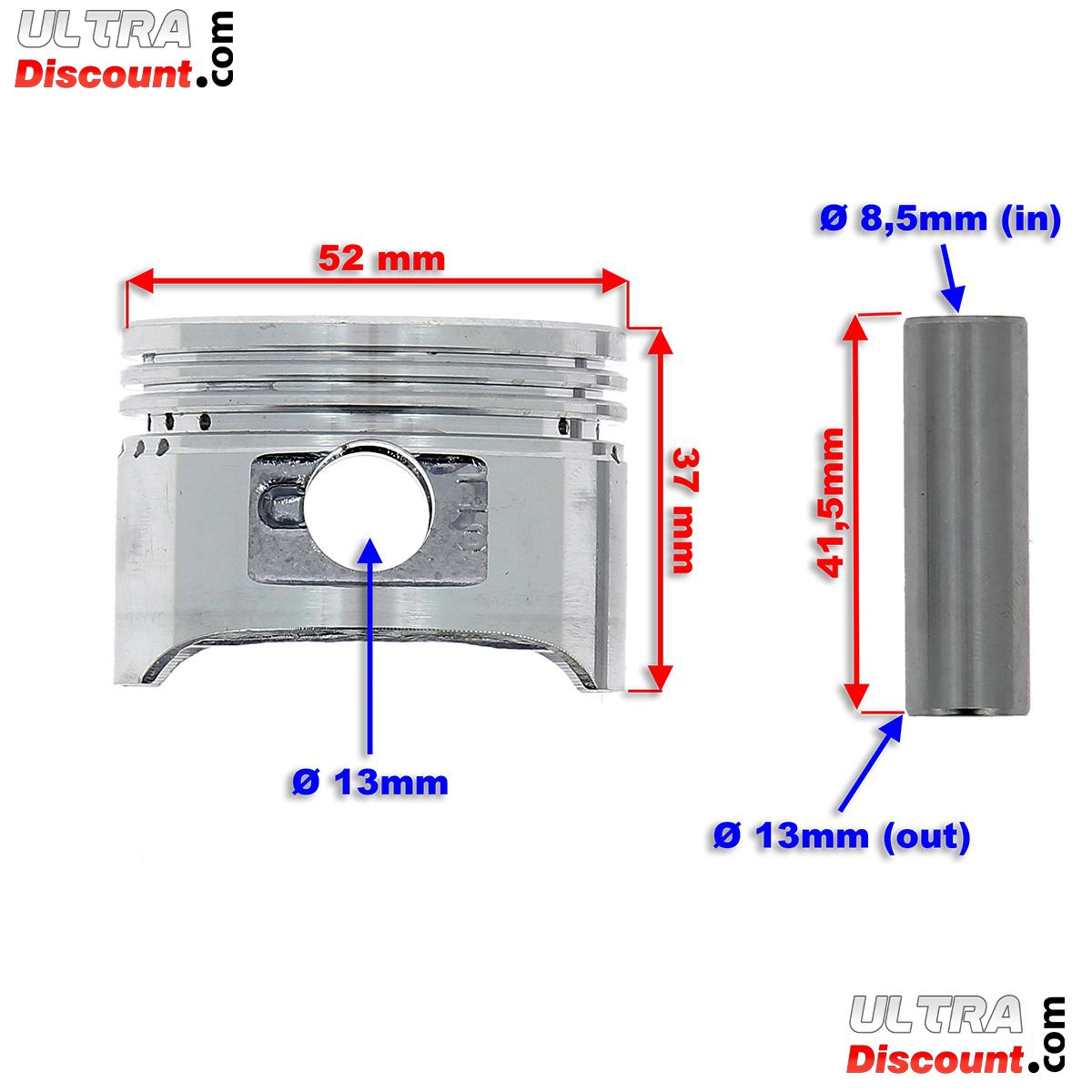 Kit Cylindre Aluminium pour Dirt Bike 110cc (1P52FMH) photos 3