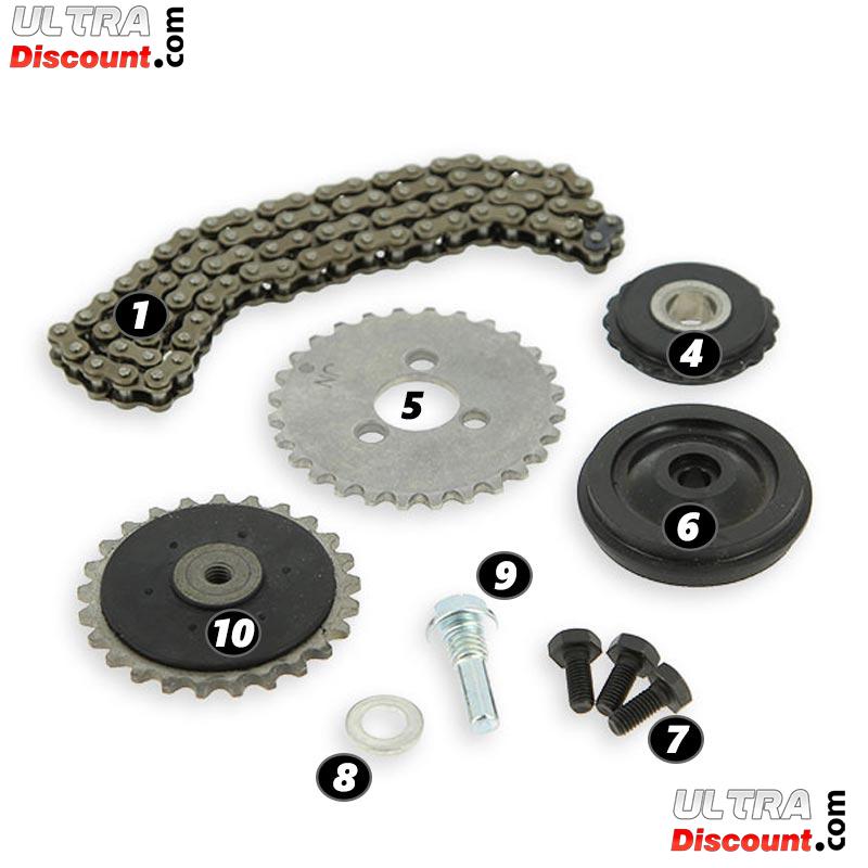 Kit cha�ne de distribution 50cc pour Monkey Gorilla photos 2