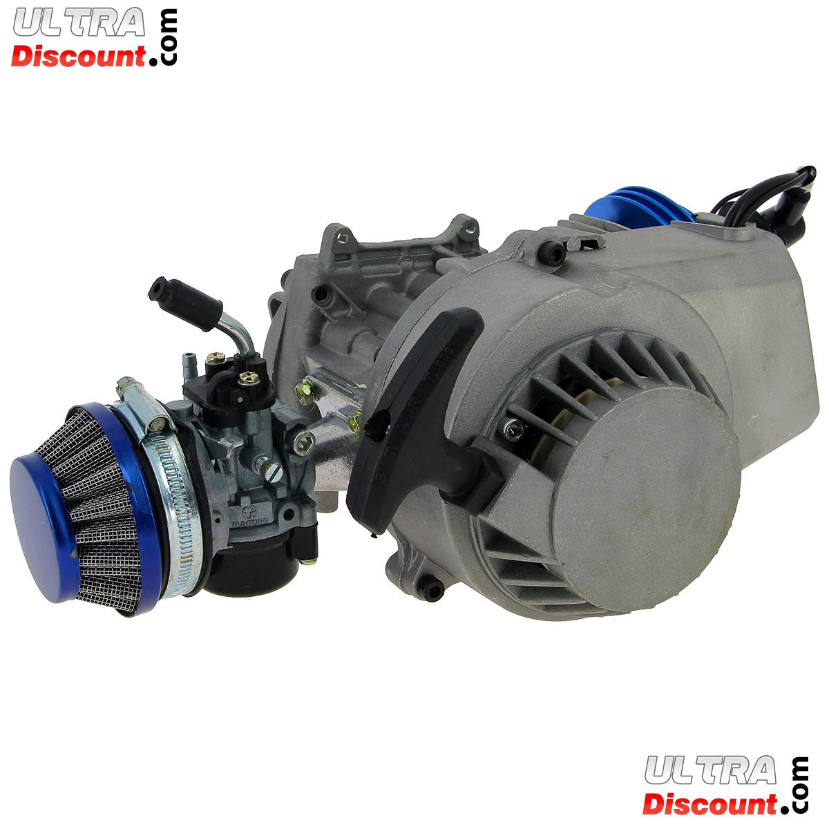 Moteur Complet Bleu UD-Racing 53cc pour Pocket Supermotard photos 1