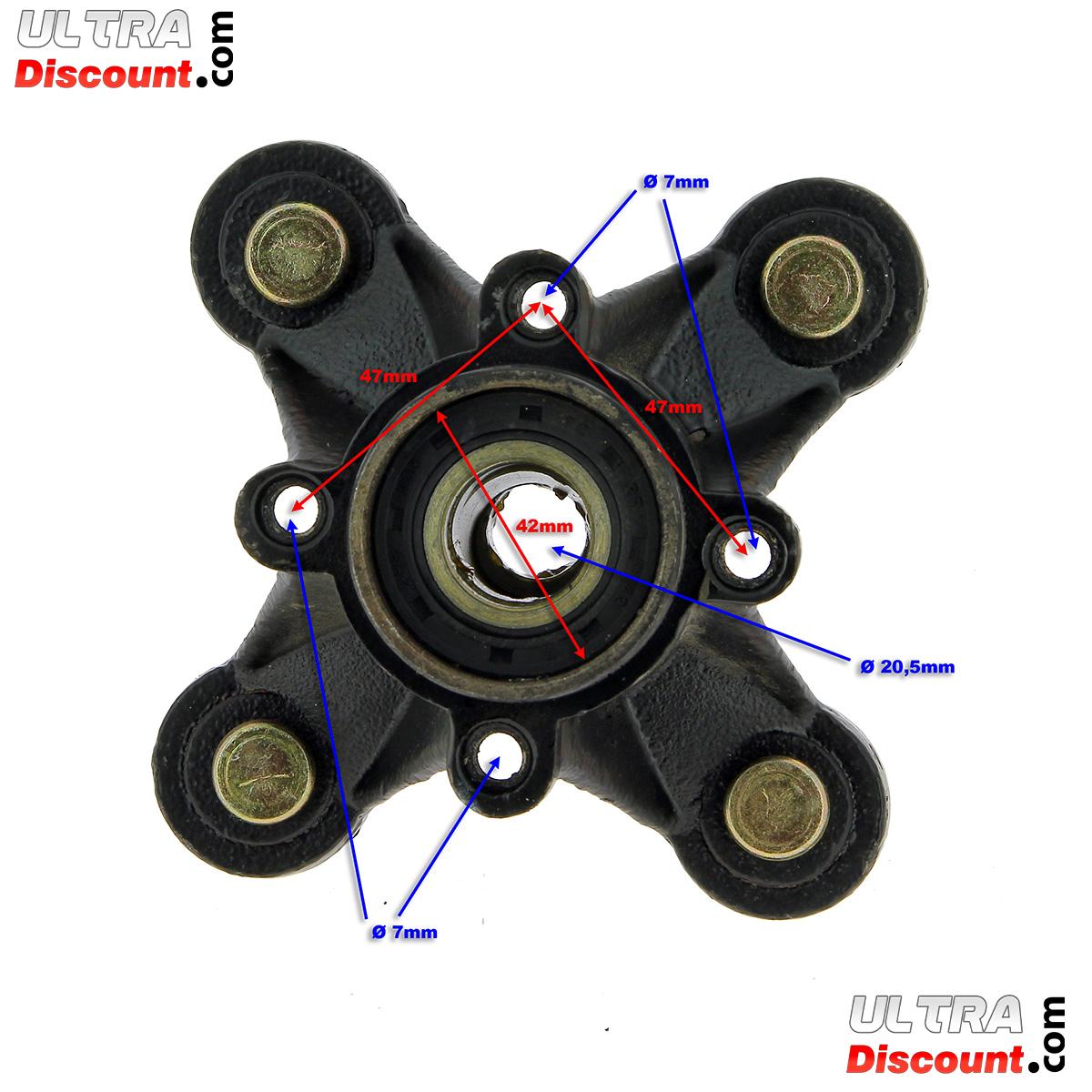 Moyeu de Roue Avant pour Quad Shineray 350ST-E-ST-2E (Type 1) photos 3