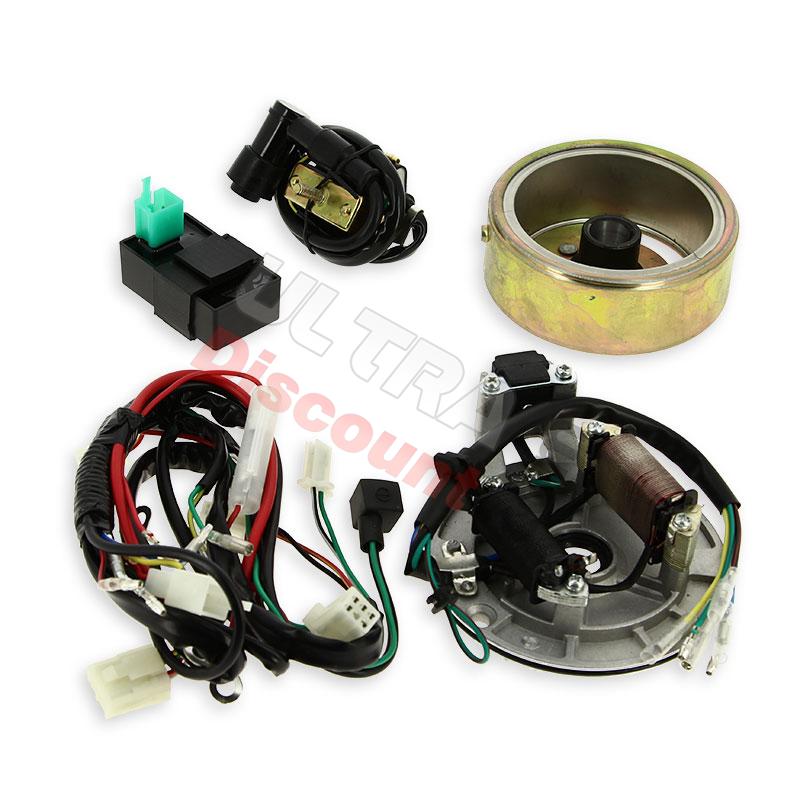 Interrupteur d'Allumage à 4 Fils avec 2 Clés pour 50cc 110cc 125cc 250cc  PIT Quad Dirt Bike ATV Scooter Électrique - Cdiscount Auto