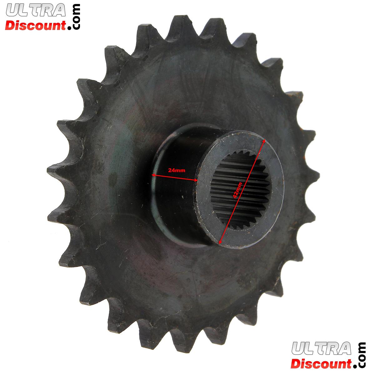 Pignon 23 Dents Pas 520 pour Quads Shineray 250ST-9C photos 1