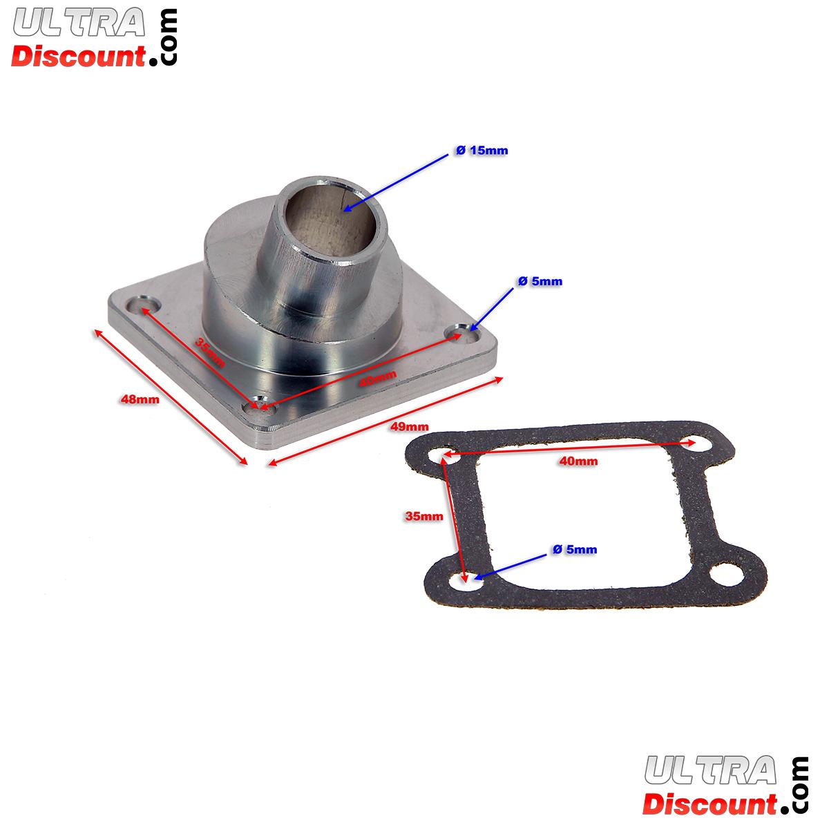 Pipe d'Admission 15mm de HAUTE QUALITE pour Pocket Bike photos 1