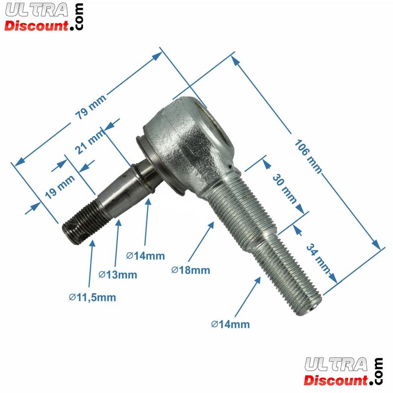 Rotule de suspension suprieure pour Quad Shineray 200cc photos 1