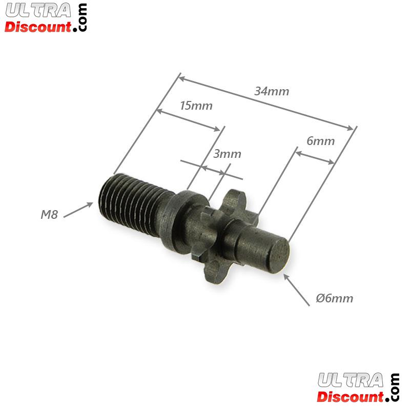 Pignon renforc de 6 dents pas TF8 ( type F ) photos 1