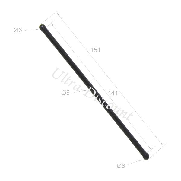 Tige de culbuteur Quad Shineray 250cc ST-9E (longueur : 151 mm) photos 1