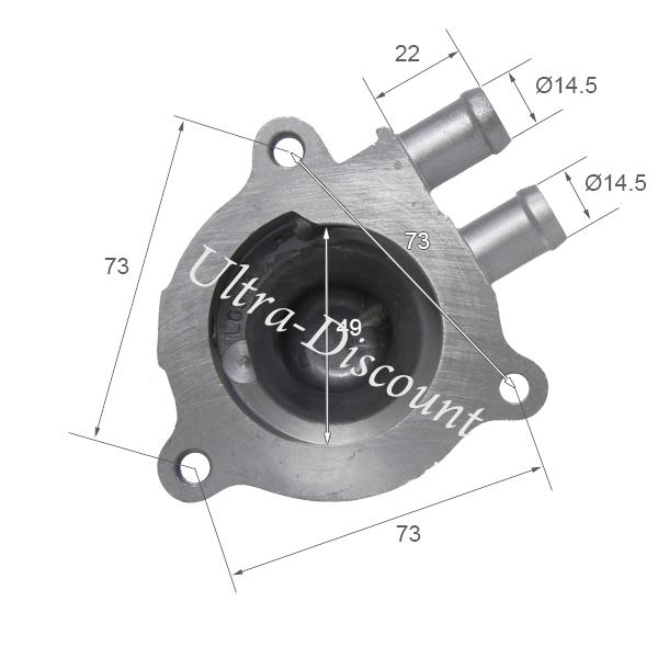 Corps de pompe  eau pour Quad Spy Racing 250 F1 photos 2