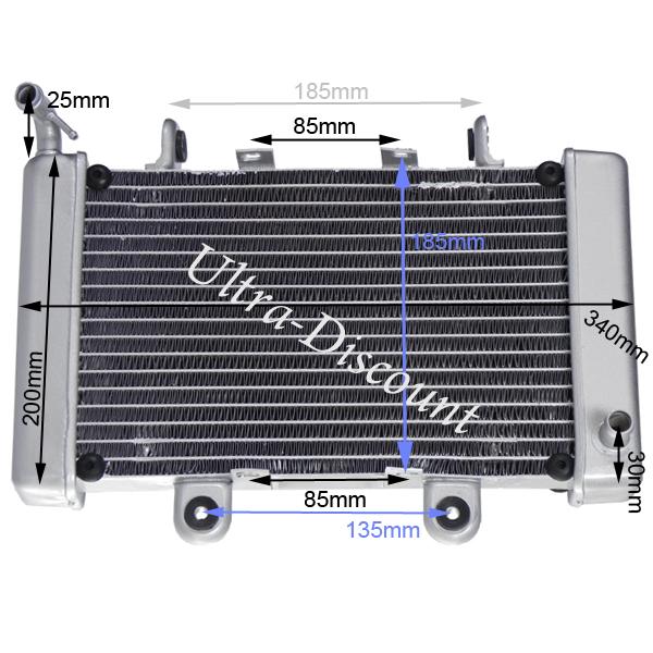 Radiateur complet quad Shineray 250cc Racing ST-9E photos 1