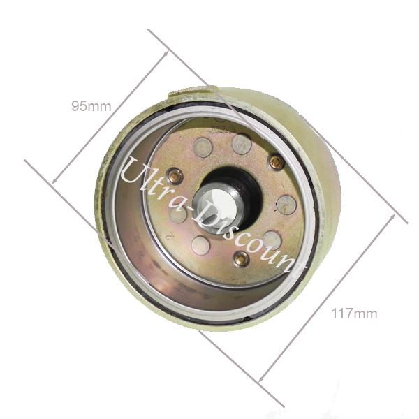 Volant magntique pour quad Bashan 300cc (BS300S-18) photos 1