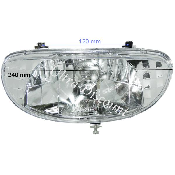 Phare avant pour scooter Baotian BT49QT-9 photos 1