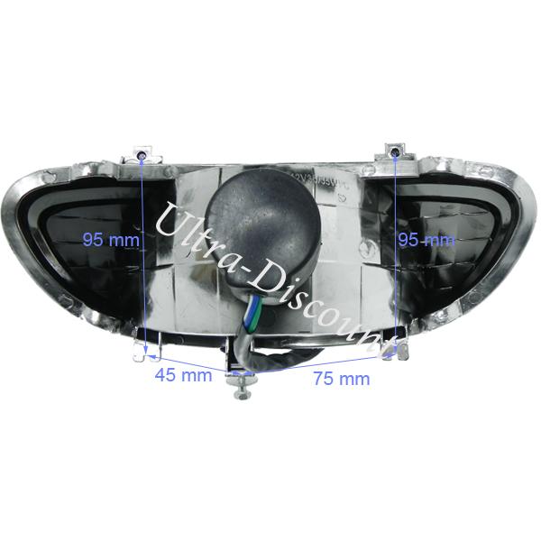 Phare avant pour scooter Baotian BT49QT-9 photos 2