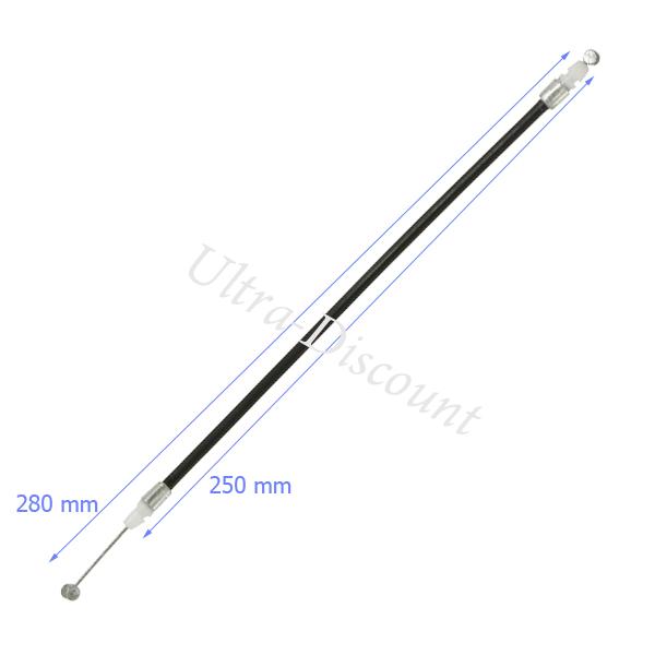 Cable pour verrou de selle pour Scooter Baotian BT49QT-12 photos 1