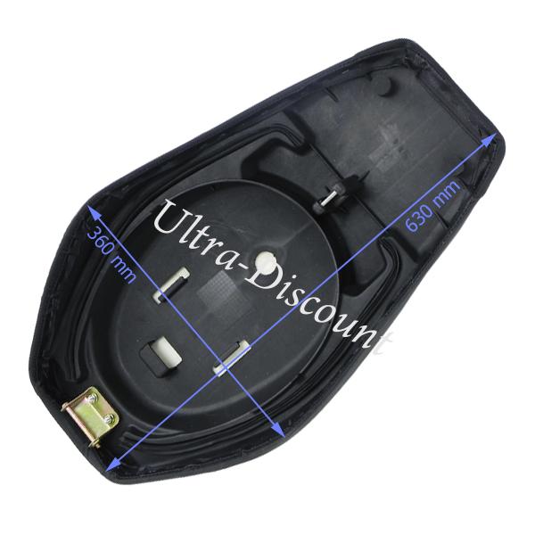 Selle Noire pour scooter Baotian BT49QT-12 photos 1