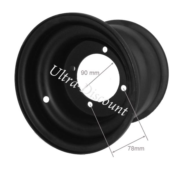 Jante arrire Quad 200cc Noire (18x9.5-8) 200mm photos 1