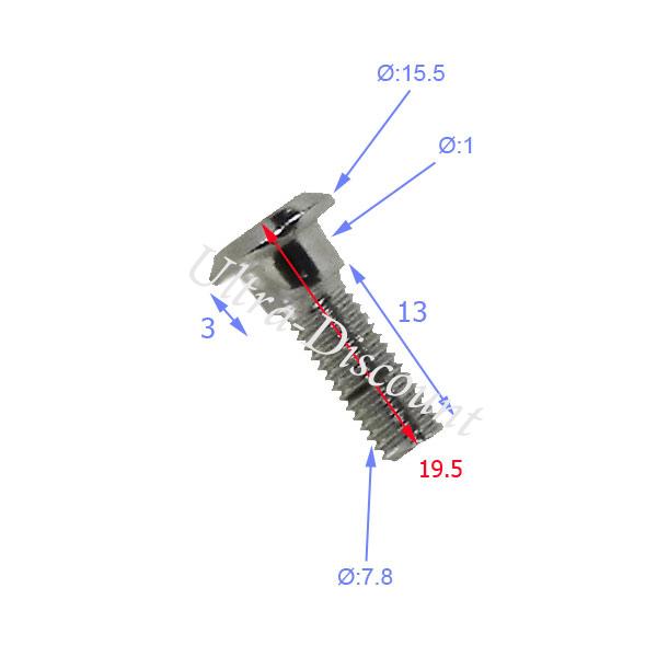 Vis de fixation de disque sur quad Shineray 300cc (19.5mm) photos 1