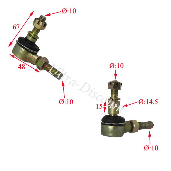 Rotules de direction pour Quad Shineray 150cc XY150STE photos 1