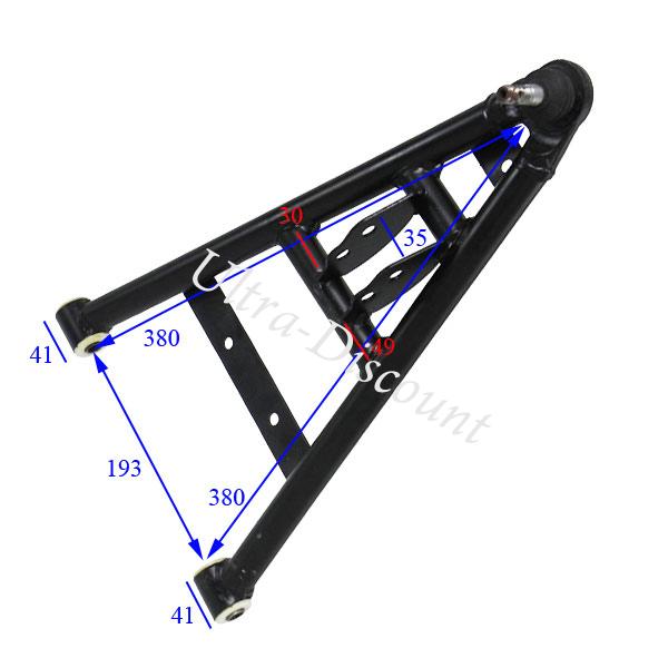 Triangle de suspension inferieur droit quad 350cc (XY350ST-2E) photos 1