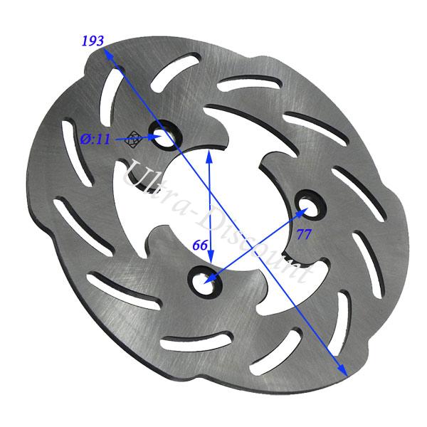 Disque de frein scooter Baotian  BT49QT-12 ( 193mm) photos 1