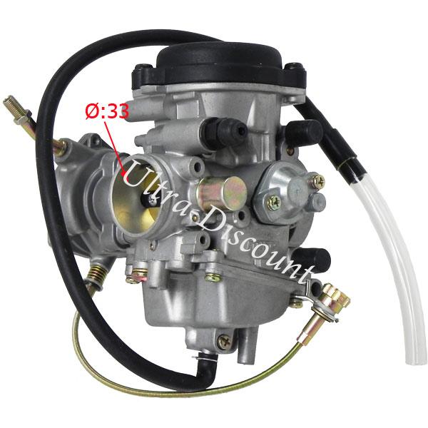 Carburateur de 33mm pour quad Shineray 350cc (XY350ST-2E) photos 1