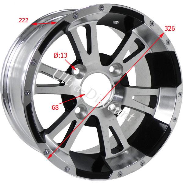 Jante Alu Arrire pour quad Shineray 350cc (XY350ST-2E) photos 1