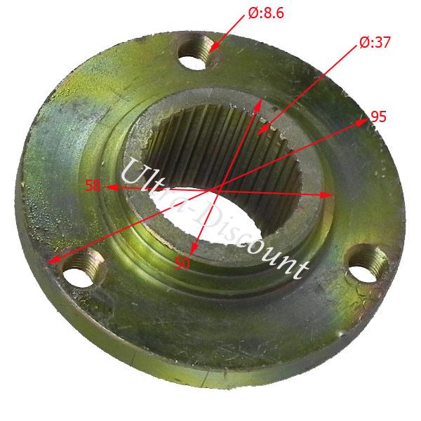 Support de disque de frein pour Quad Shineray 350 ST-2E photos 1