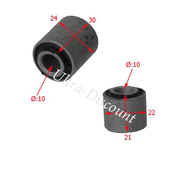 Amortisseur silent bloc Ø50x25 M10 M/M 250 kg