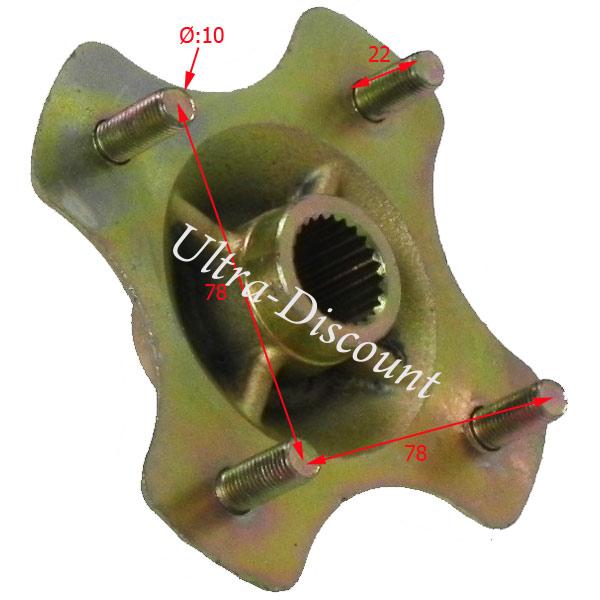 Train arrire complet pour quad Shineray 350cc (XY350ST-2E) photos 4