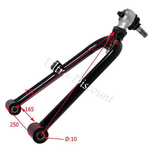 Bras de suspension suprieur Gauche pour Quad 300 Shineray ST-4E photos 1