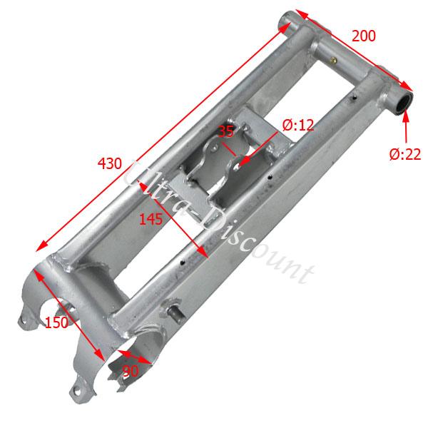 Bras oscillant pour quad Bashan 200cc (Argent, BS200S-7) photos 1