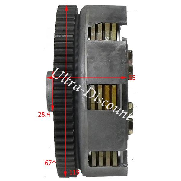 Embrayage dirt bike 110  125cc photos 3