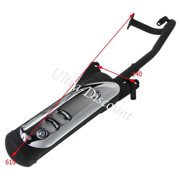 Pot d'chappement pour scooter Baotian BT49QT-11 photos 1