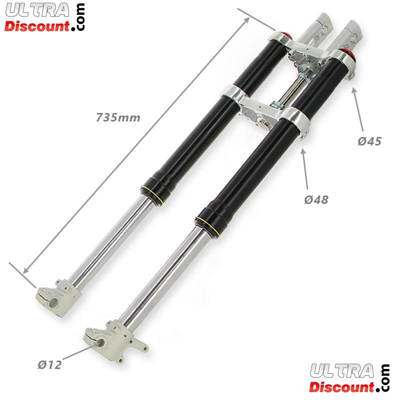 Fourche dirt bike complte ( 735 mm ) photos 1