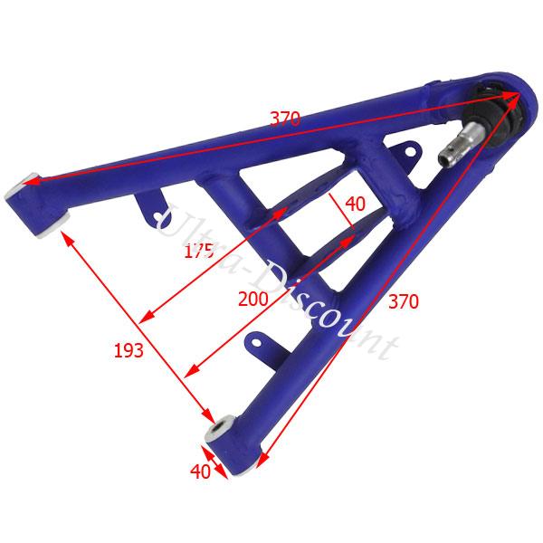 Triangle de suspension Gauche Quad Bashan 300cc BS300S-18 photos 1