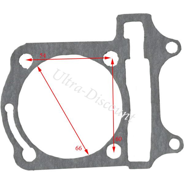 Joint d'embase pour moteur quad Shineray 200cc (XY200ST9) photos 1