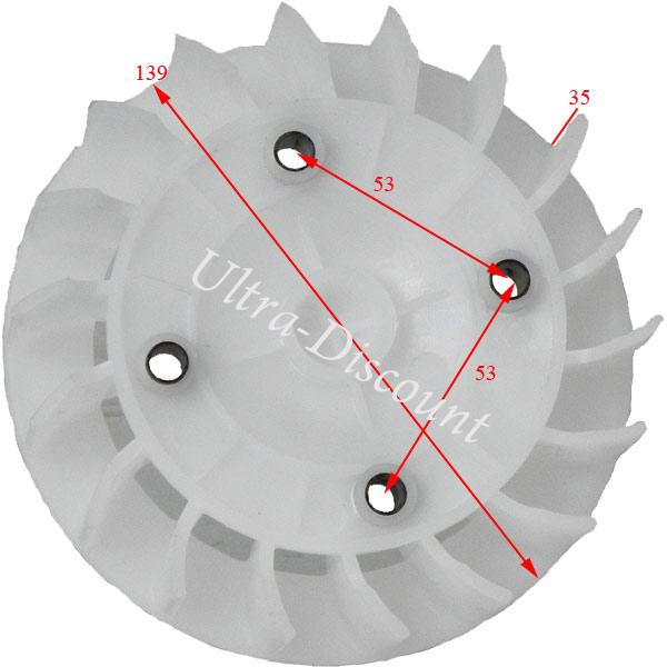 Turbine de ventilation moteur Quad Shineray 200cc (XY200ST9) photos 1