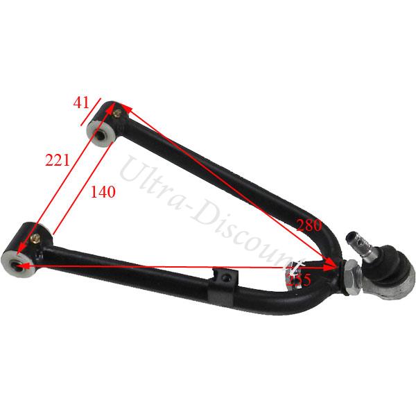 Bras de suspension suprieur Droit pour Quad Shineray 200 ST9 photos 1