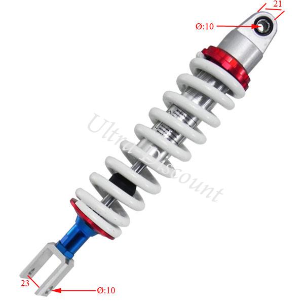 Amortisseur dirt bike 350mm  370mm-11 (modle 11- Blanc) photos 1