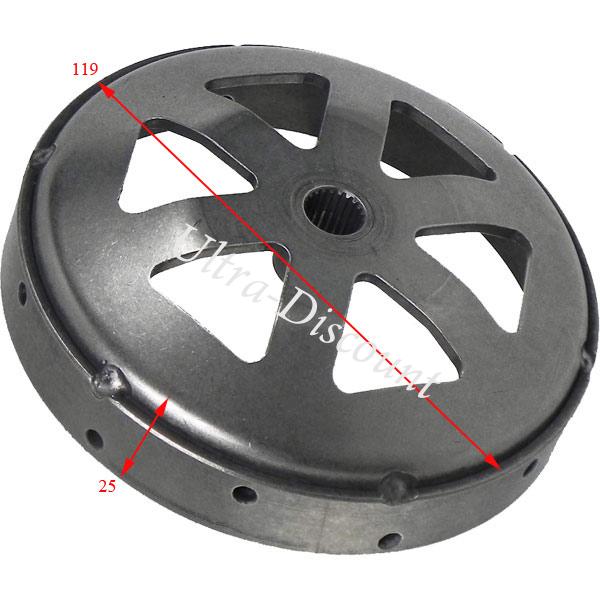 Cloche d'embrayage Ventile - Allge Scooter Baotian 50cc BT49QT-12 photos 1