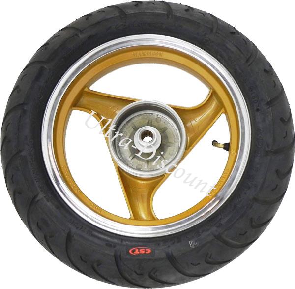 Roue Arrire Scooter Chinois 50 ~ 125cc ( Or - type 2 ) photos 1
