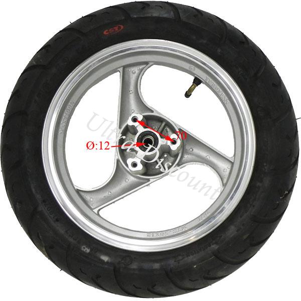 Roue Avant Scooter Chinois 50 ~ 125cc ( Or - type 3 ) photos 3