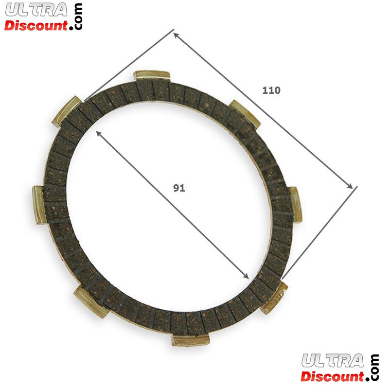 Disque de friction d'embrayage Dirt Bikes 250 cc Type 2 photos 1