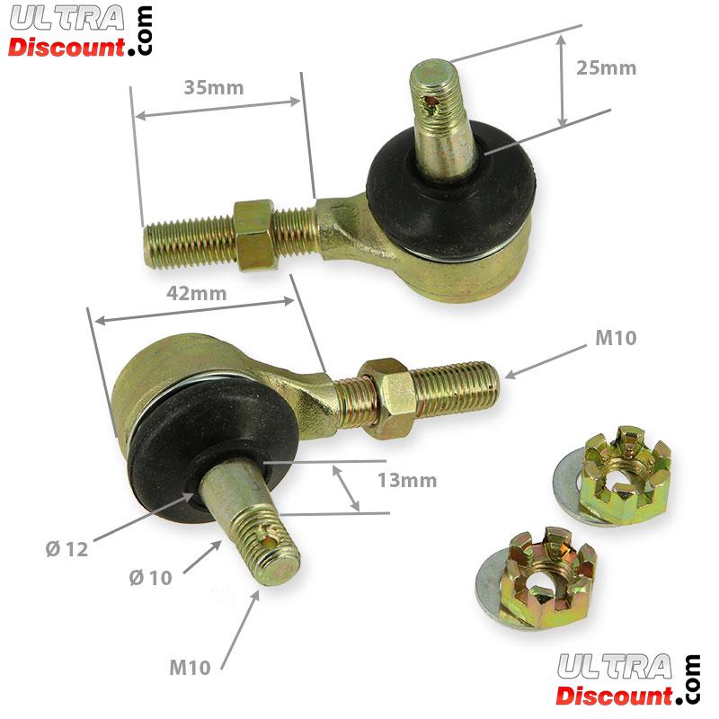 Rotule de Direction pour Quad chinois 200cc (type 2) photos 1