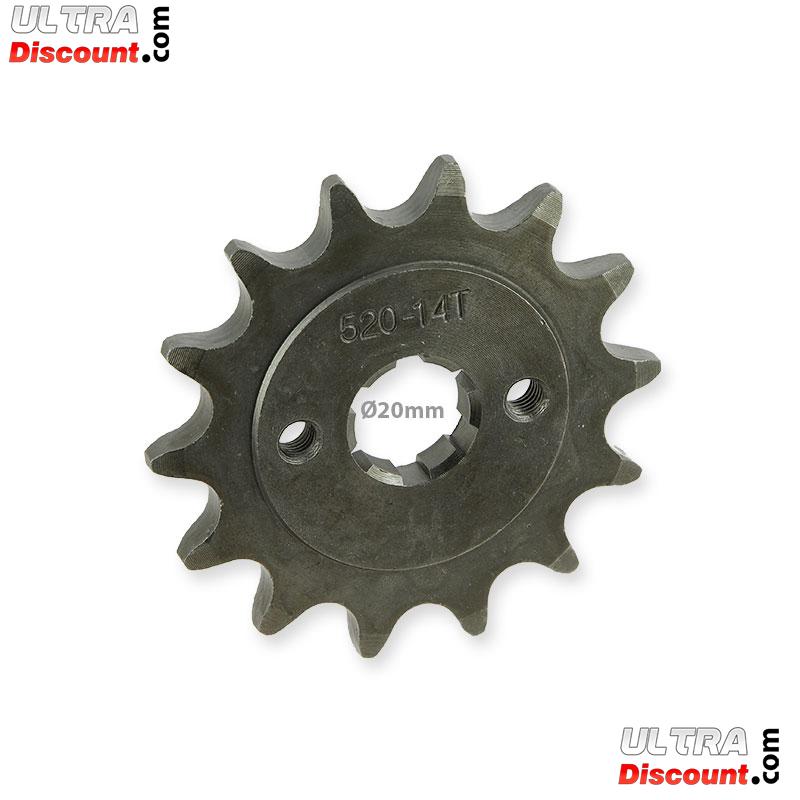 Pignon de 14 dents (520 : :20mm) pour Bashan 200cc BS200S7 photos 1