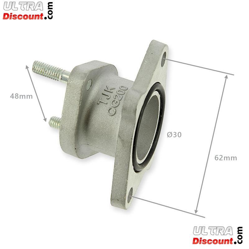 Pipe dirt bike 30mm pour carburateur PZ30 photos 1