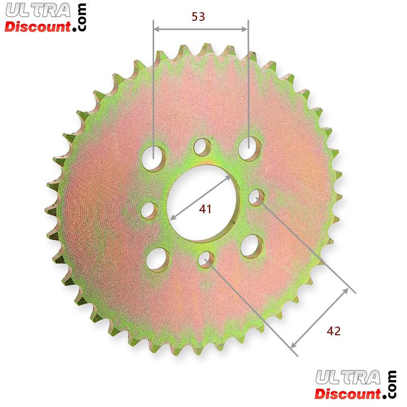Couronne de 40 dents pour Quad Bashan 200cc (Pas:428H,BS200s-7) photos 1
