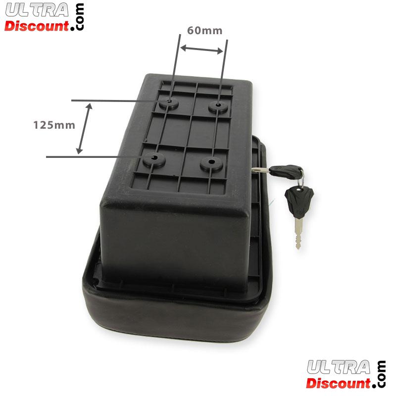 selle passager et boite  outils avec serrure pour citycoco photos 3