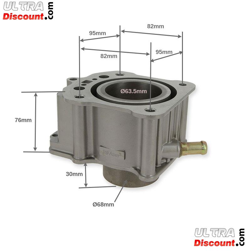 Cylindre quad 200cc  refroidissement liquide (63.5) (type2) photos 1
