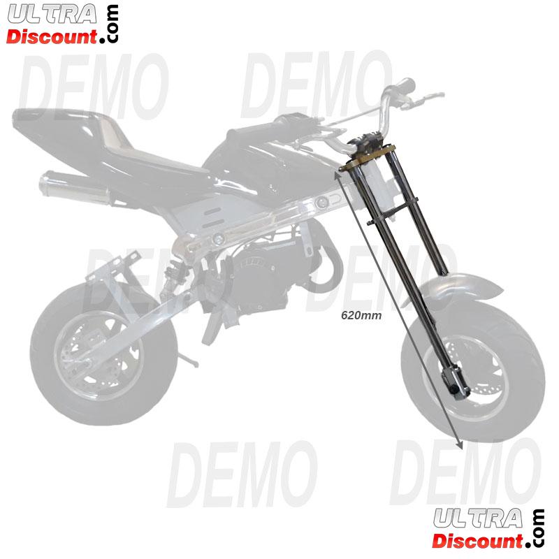 Paire de tubes de fourche pour pocket bike (+10cm) photos 2